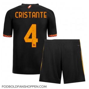 AS Roma Bryan Cristante #4 Tredjetrøje Børn 2023-24 Kortærmet (+ Korte bukser)